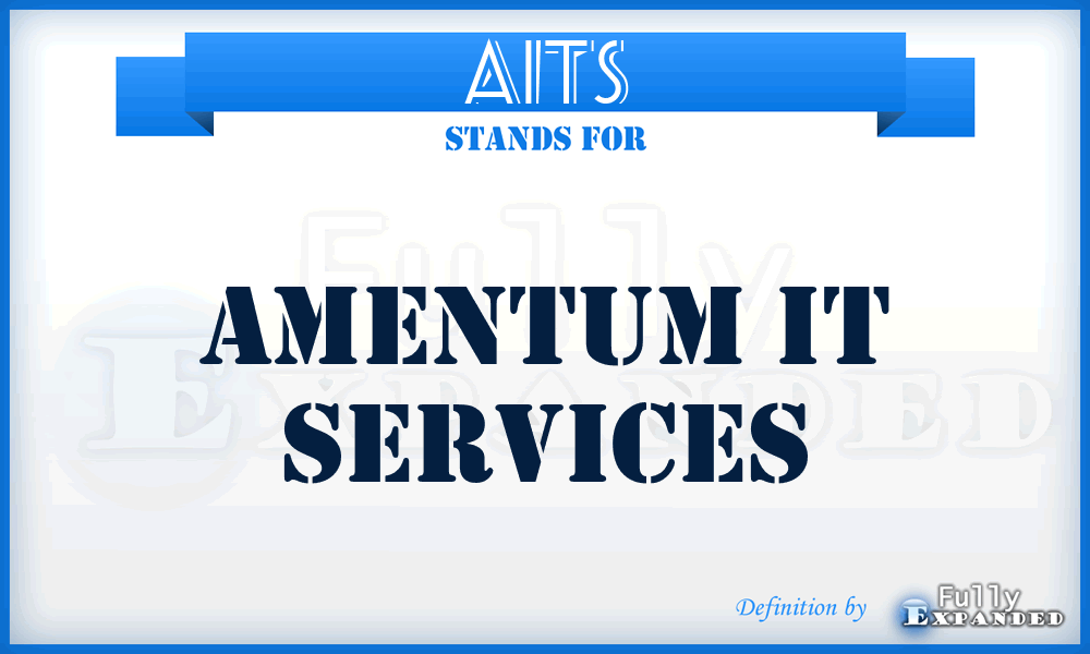 AITS - Amentum IT Services