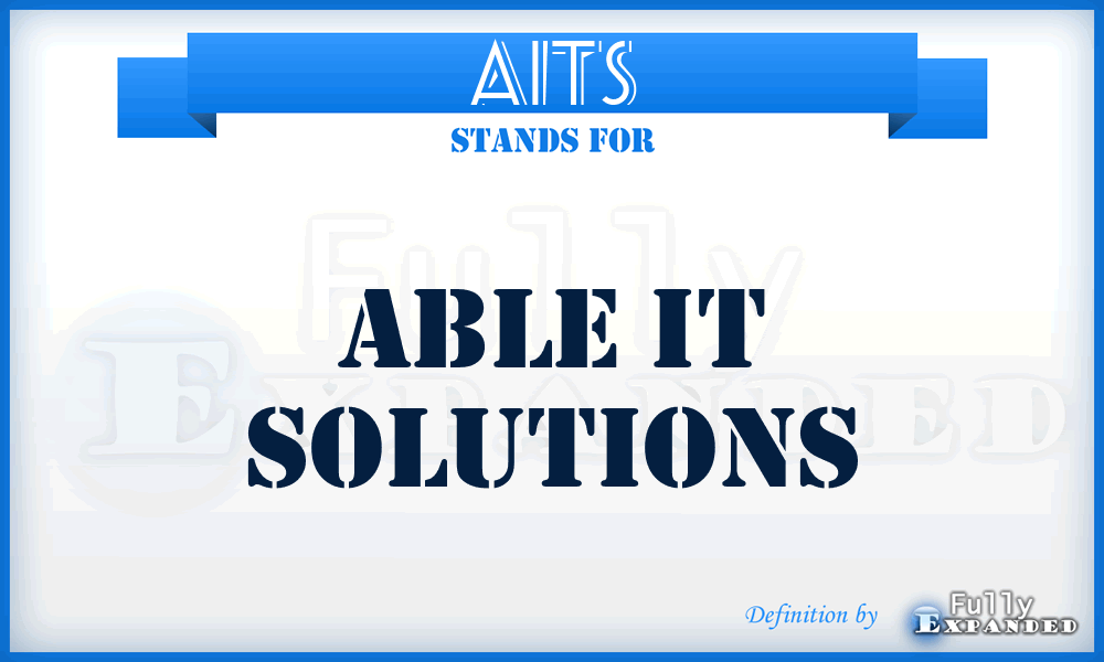 AITS - Able IT Solutions