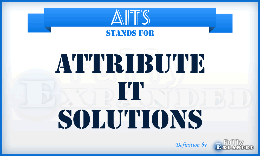 AITS - Attribute IT Solutions