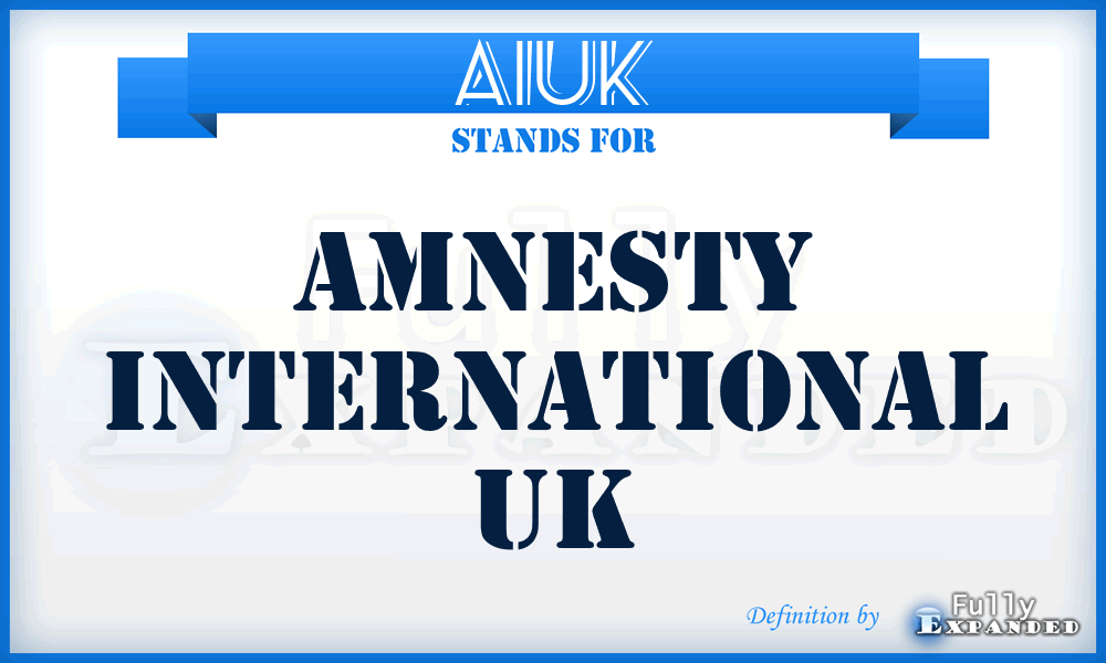 AIUK - Amnesty International UK