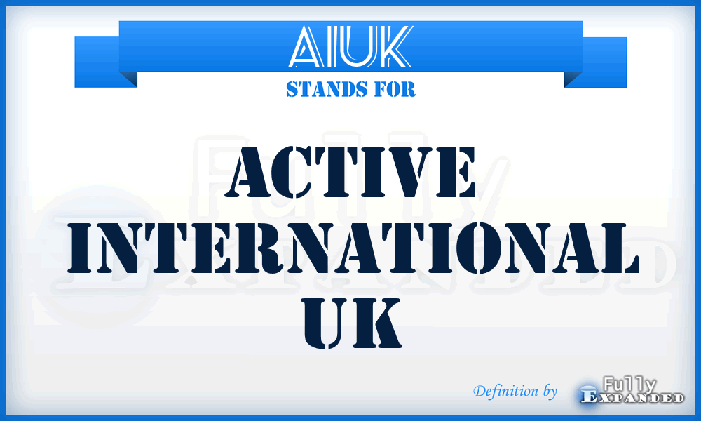 AIUK - Active International UK