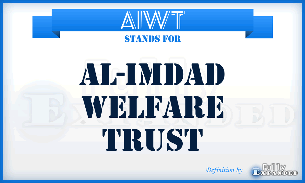 AIWT - Al-Imdad Welfare Trust