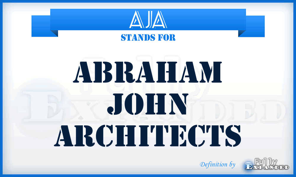 AJA - Abraham John Architects