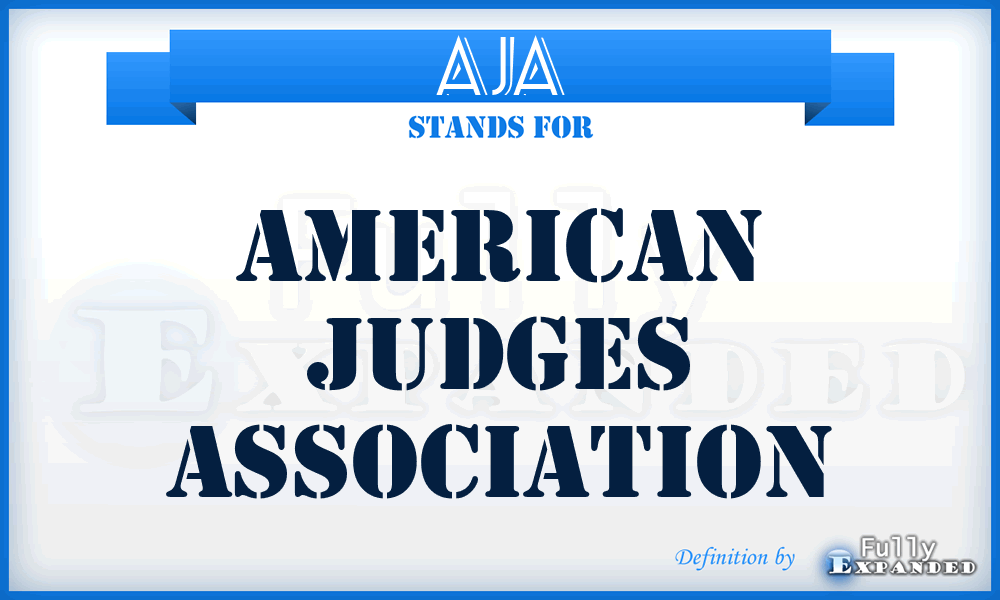 AJA - American Judges Association