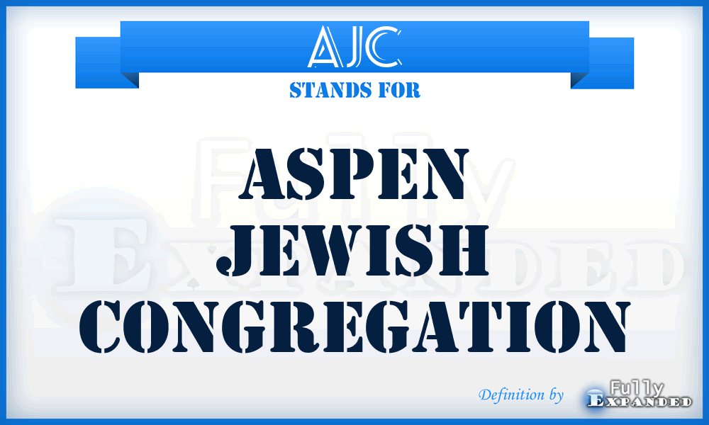 AJC - Aspen Jewish Congregation