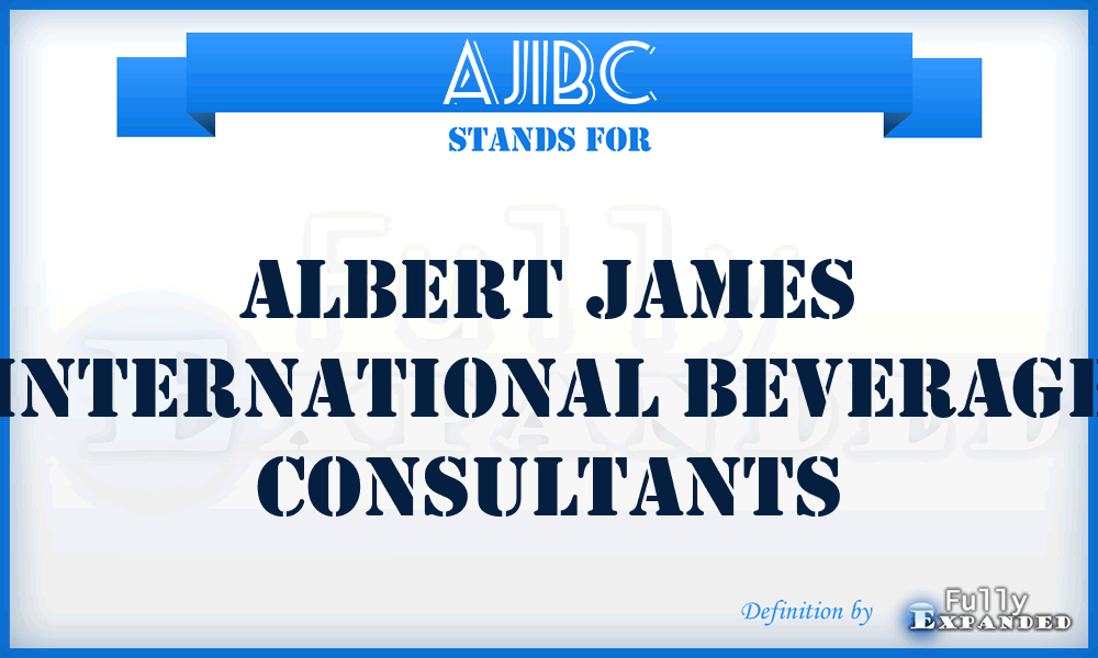 AJIBC - Albert James International Beverage Consultants