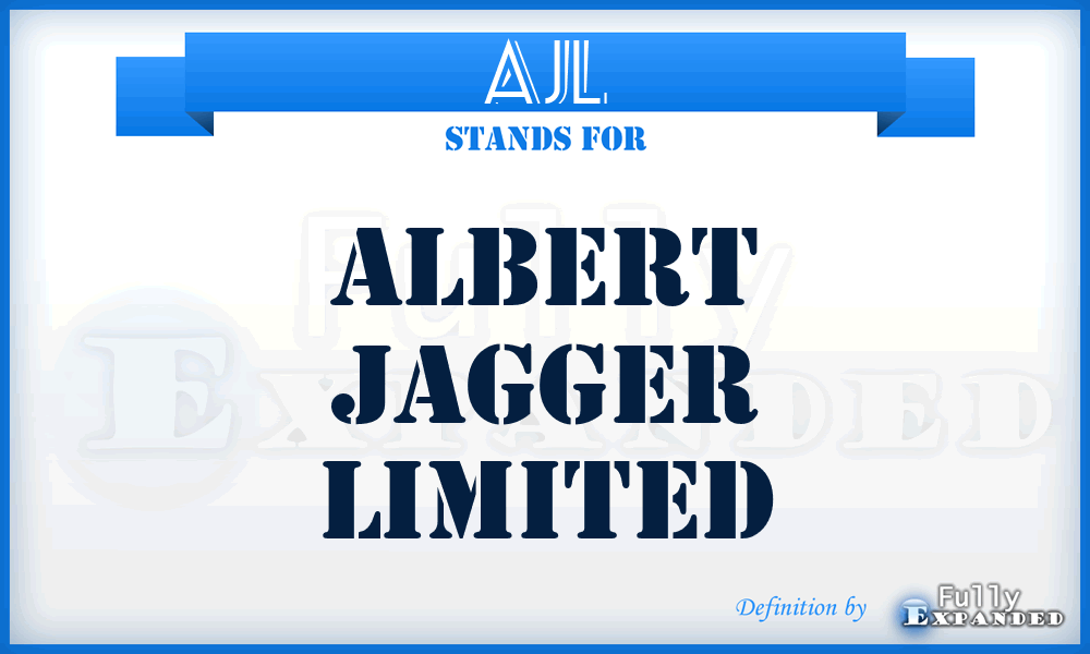 AJL - Albert Jagger Limited