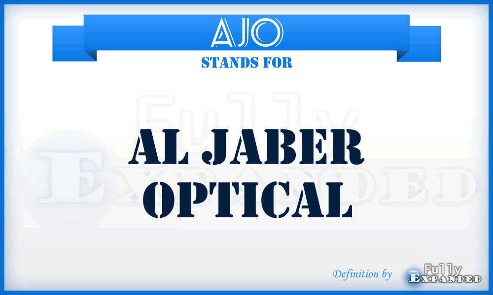 AJO - Al Jaber Optical