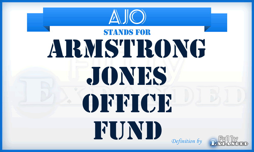 AJO - Armstrong Jones Office Fund