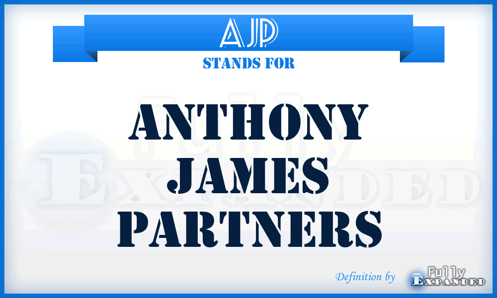 AJP - Anthony James Partners