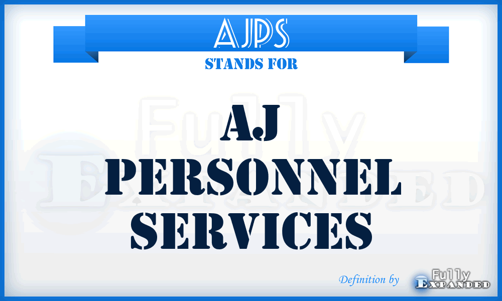 AJPS - AJ Personnel Services