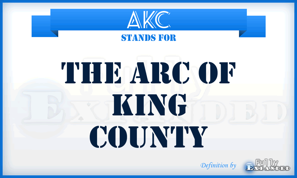 AKC - The Arc of King County