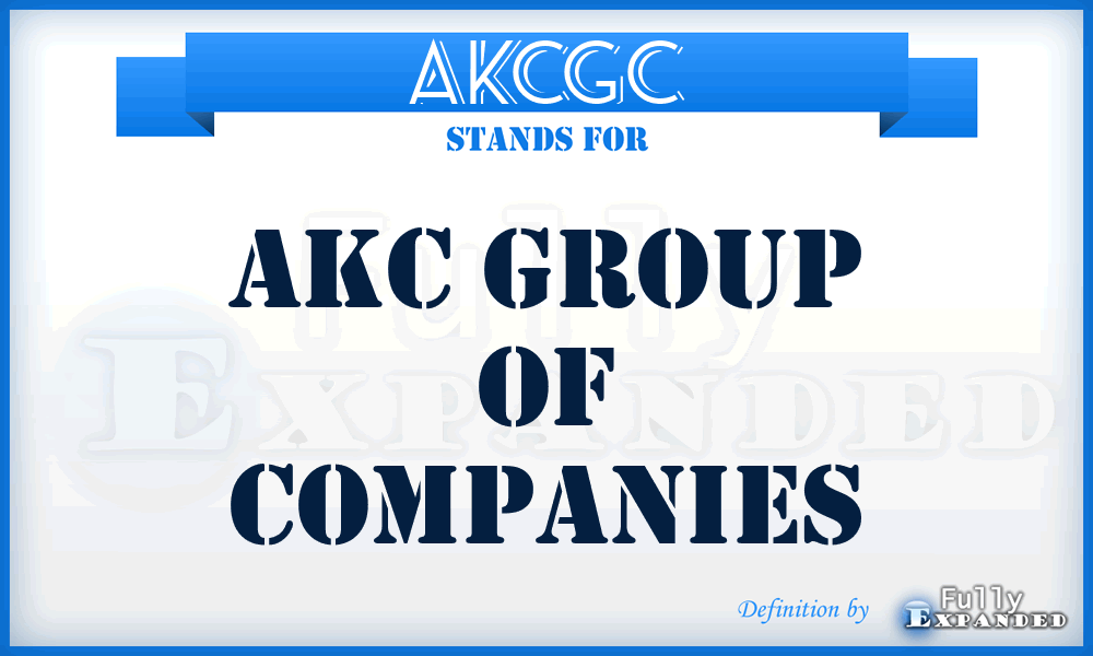 AKCGC - AKC Group of Companies