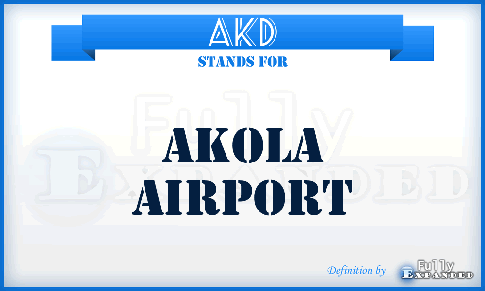 AKD - Akola airport