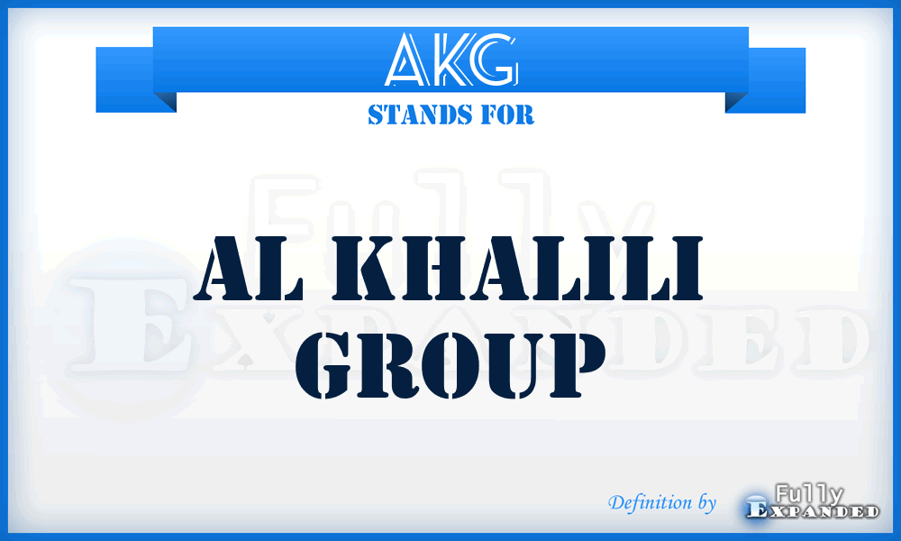 AKG - Al Khalili Group