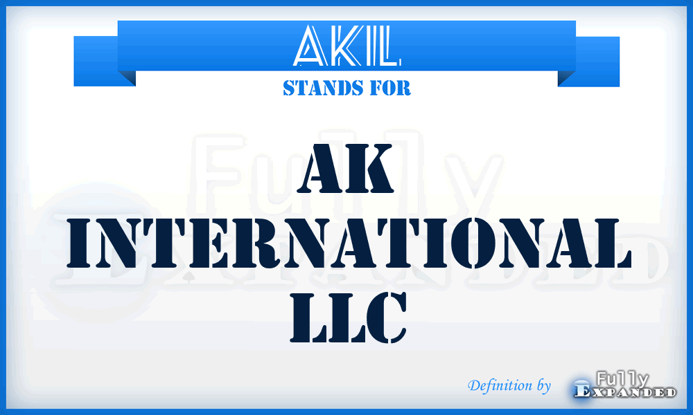 AKIL - AK International LLC