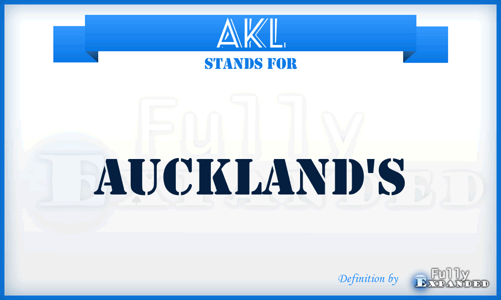 AKL - Auckland's