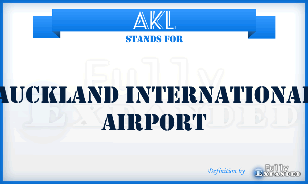 AKL - Auckland International airport