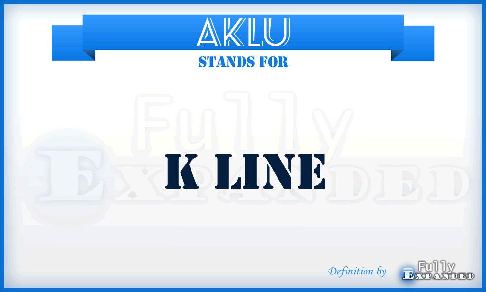 AKLU - K Line