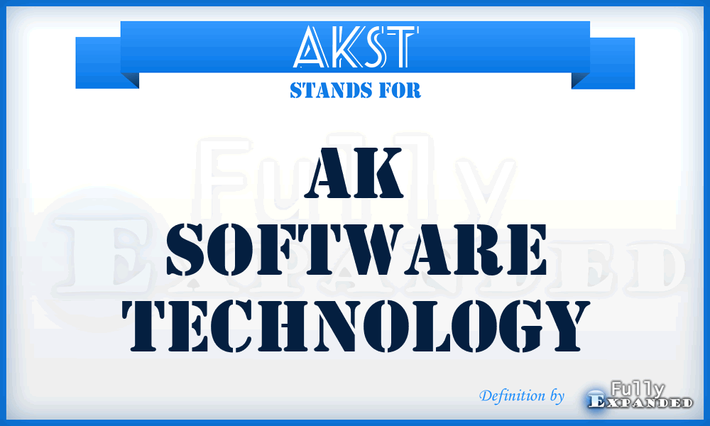 AKST - AK Software Technology