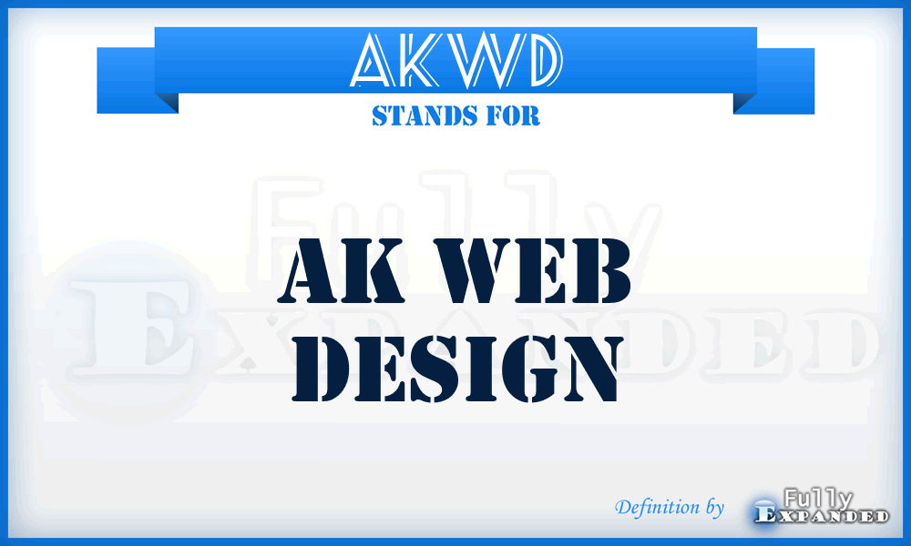 AKWD - AK Web Design