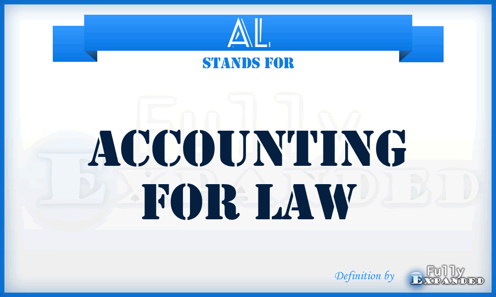 AL - Accounting for Law