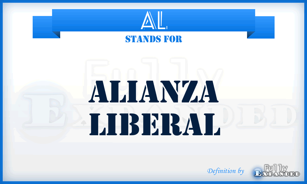 AL - Alianza Liberal