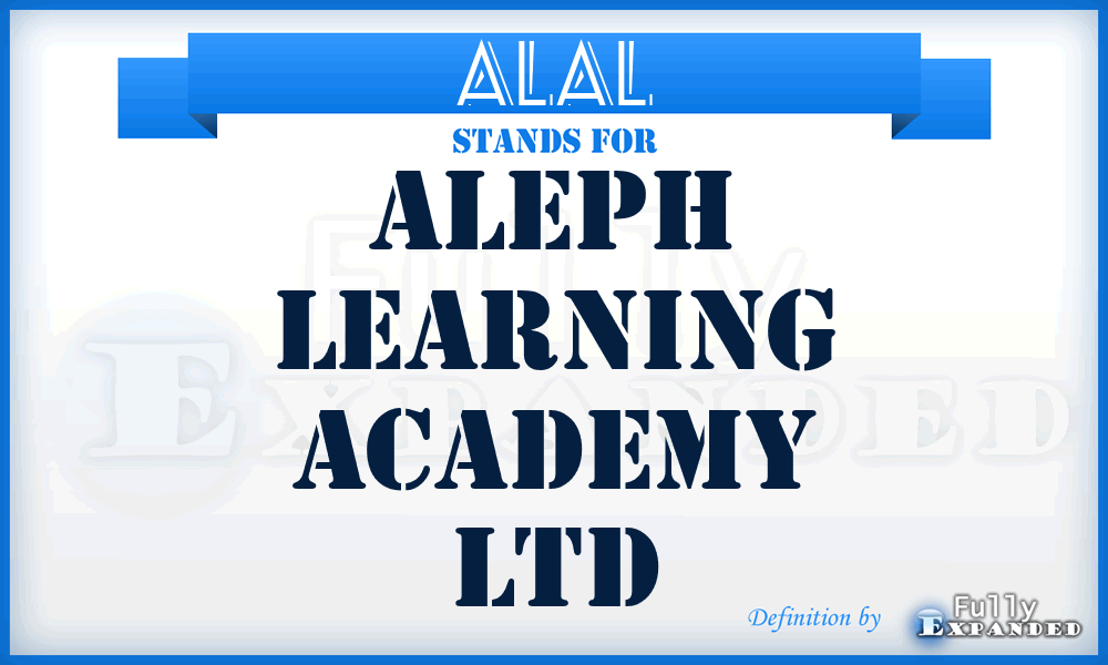ALAL - Aleph Learning Academy Ltd