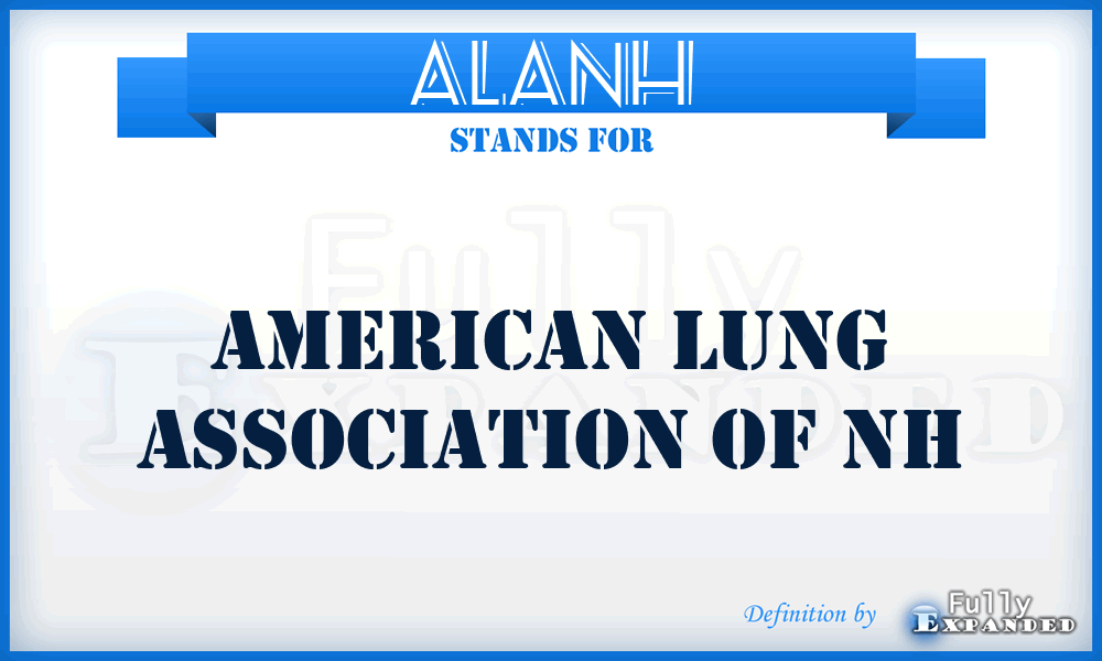 ALANH - American Lung Association of NH