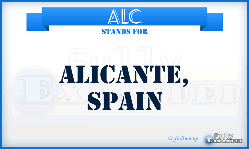 ALC - Alicante, Spain