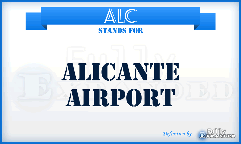 ALC - Alicante airport