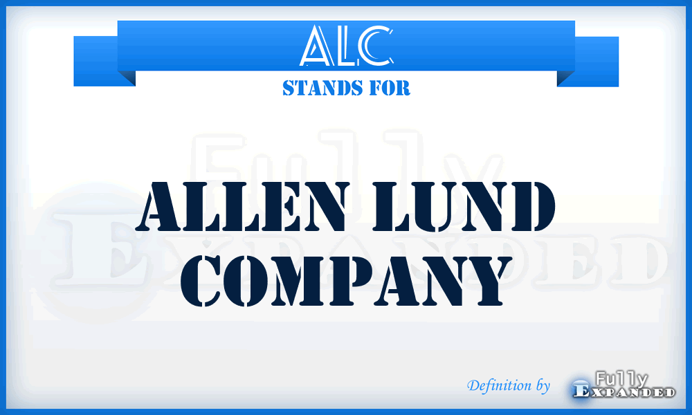 ALC - Allen Lund Company