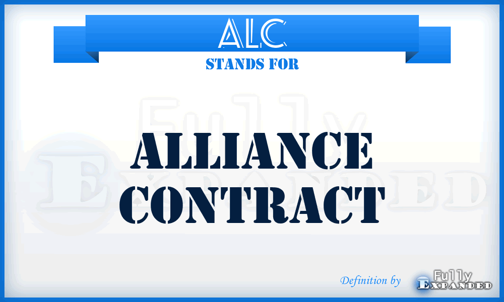 ALC - Alliance Contract