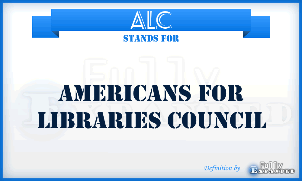 ALC - Americans for Libraries Council