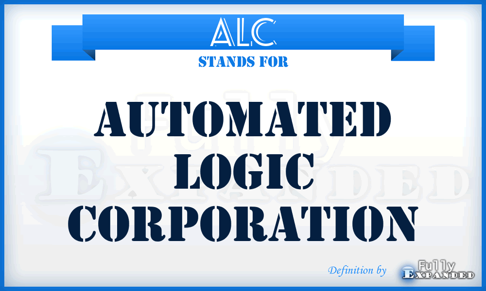 ALC - Automated Logic Corporation