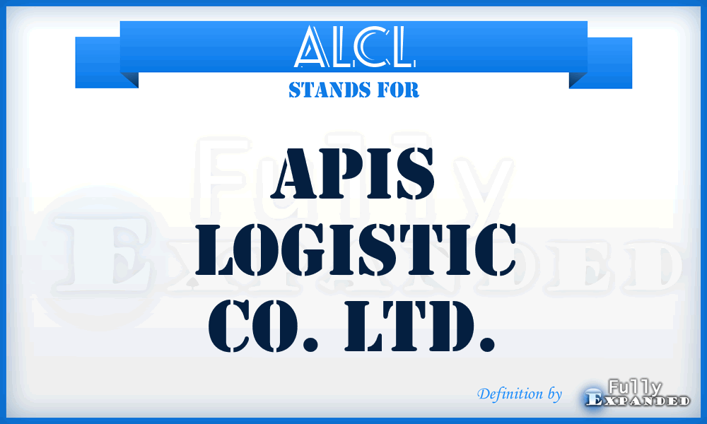 ALCL - Apis Logistic Co. Ltd.