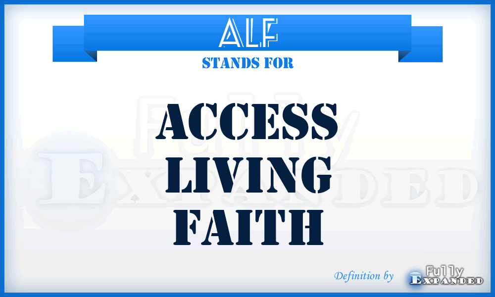 ALF - Access Living Faith
