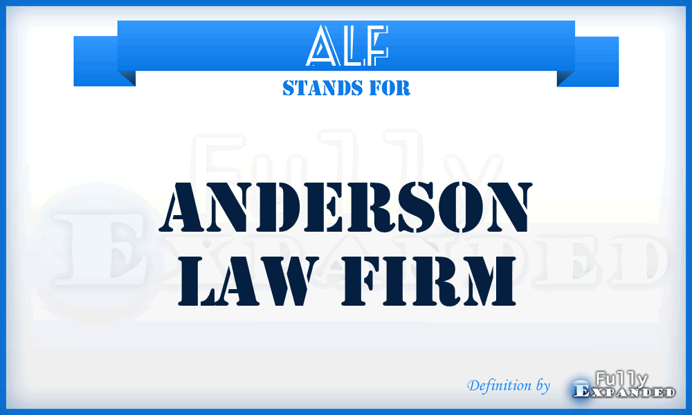 ALF - Anderson Law Firm