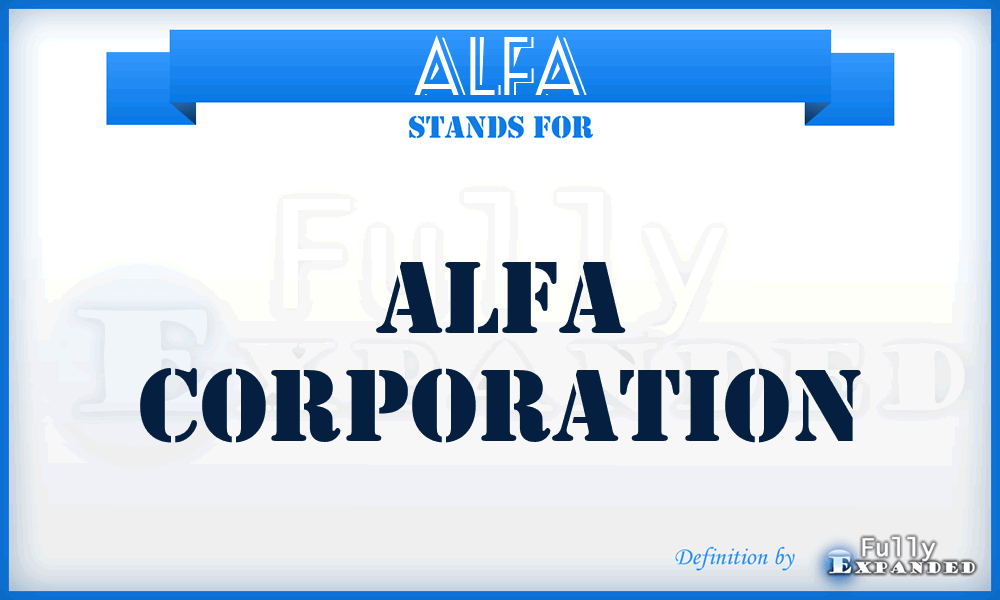 ALFA - Alfa Corporation