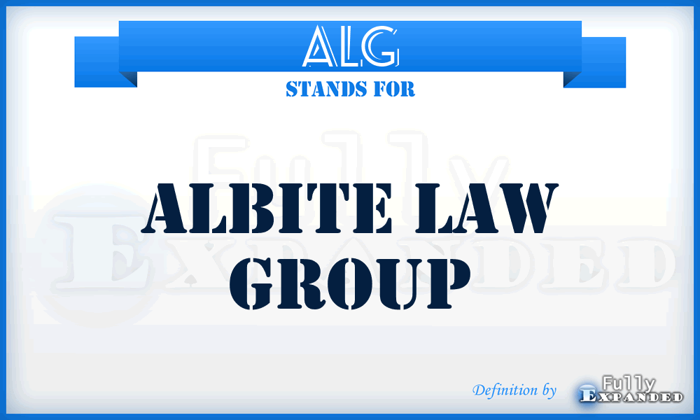 ALG - Albite Law Group