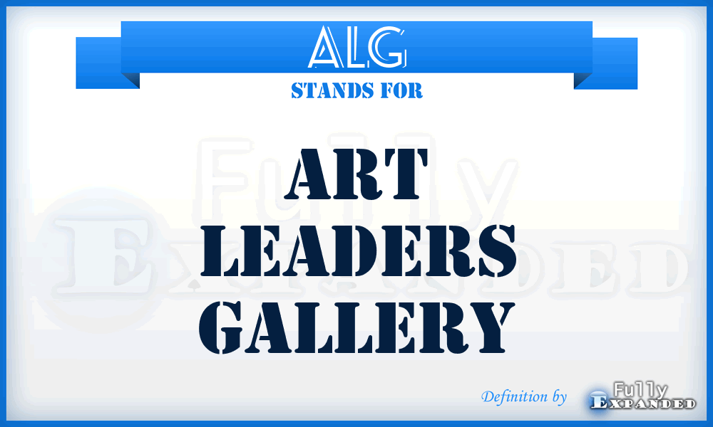 ALG - Art Leaders Gallery