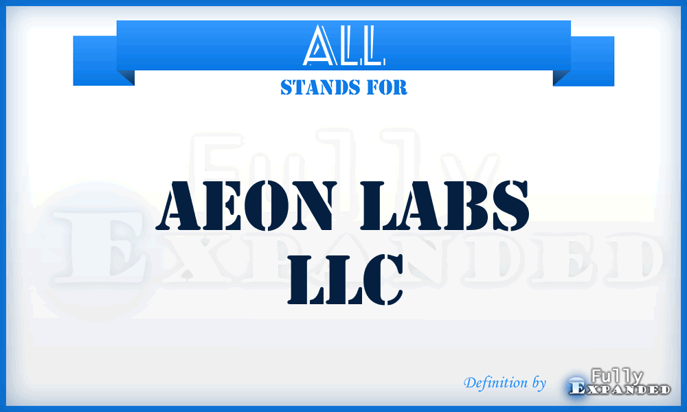 ALL - Aeon Labs LLC