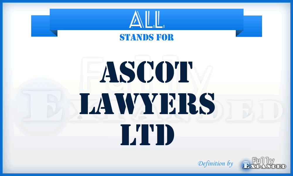ALL - Ascot Lawyers Ltd