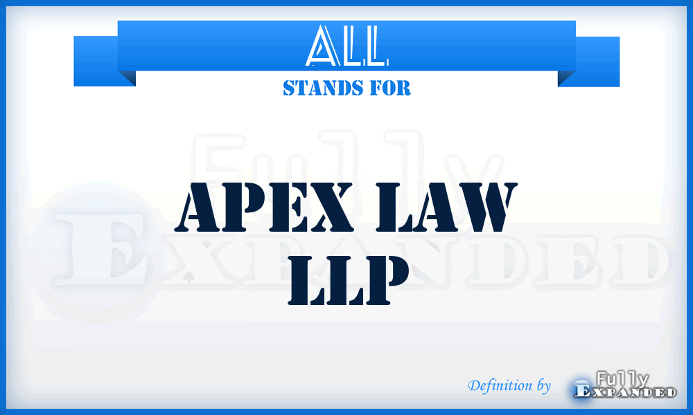 ALL - Apex Law LLP