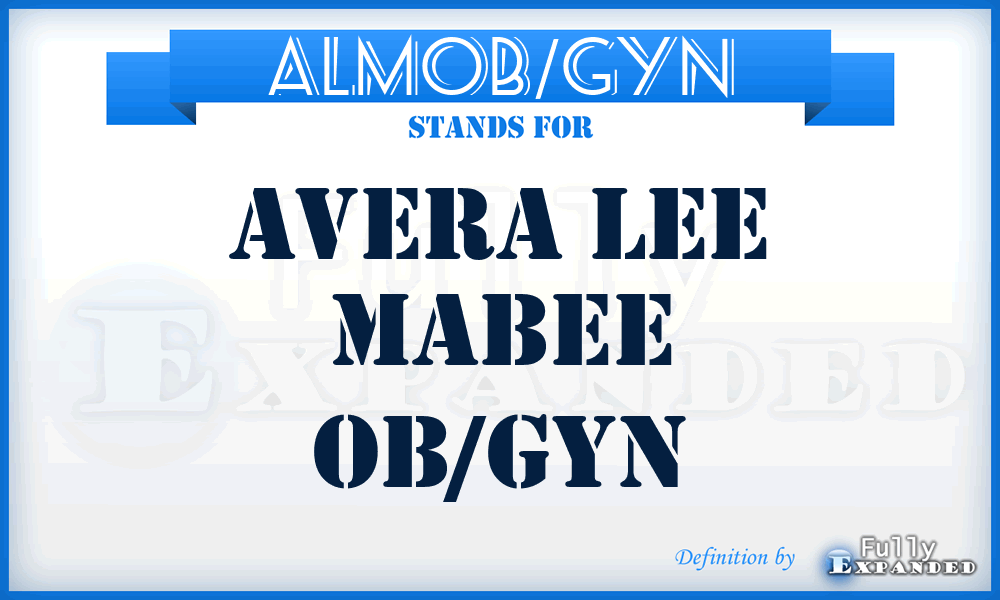 ALMOB/GYN - Avera Lee Mabee OB/GYN