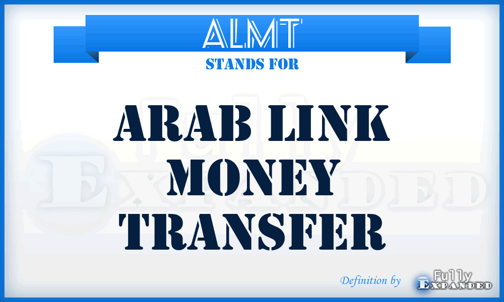 ALMT - Arab Link Money Transfer