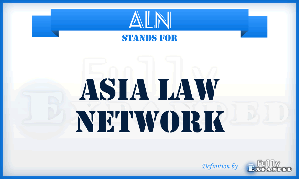 ALN - Asia Law Network