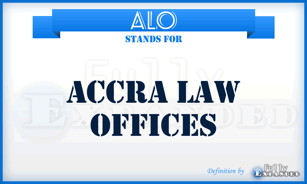 ALO - Accra Law Offices