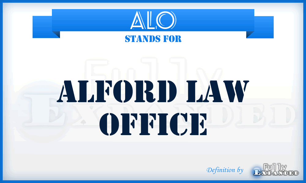 ALO - Alford Law Office