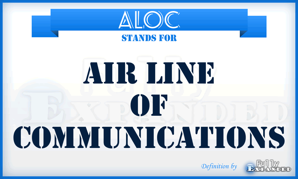 ALOC - Air Line of Communications